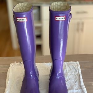 Hunter Original Tall Rain boots size 8 USA